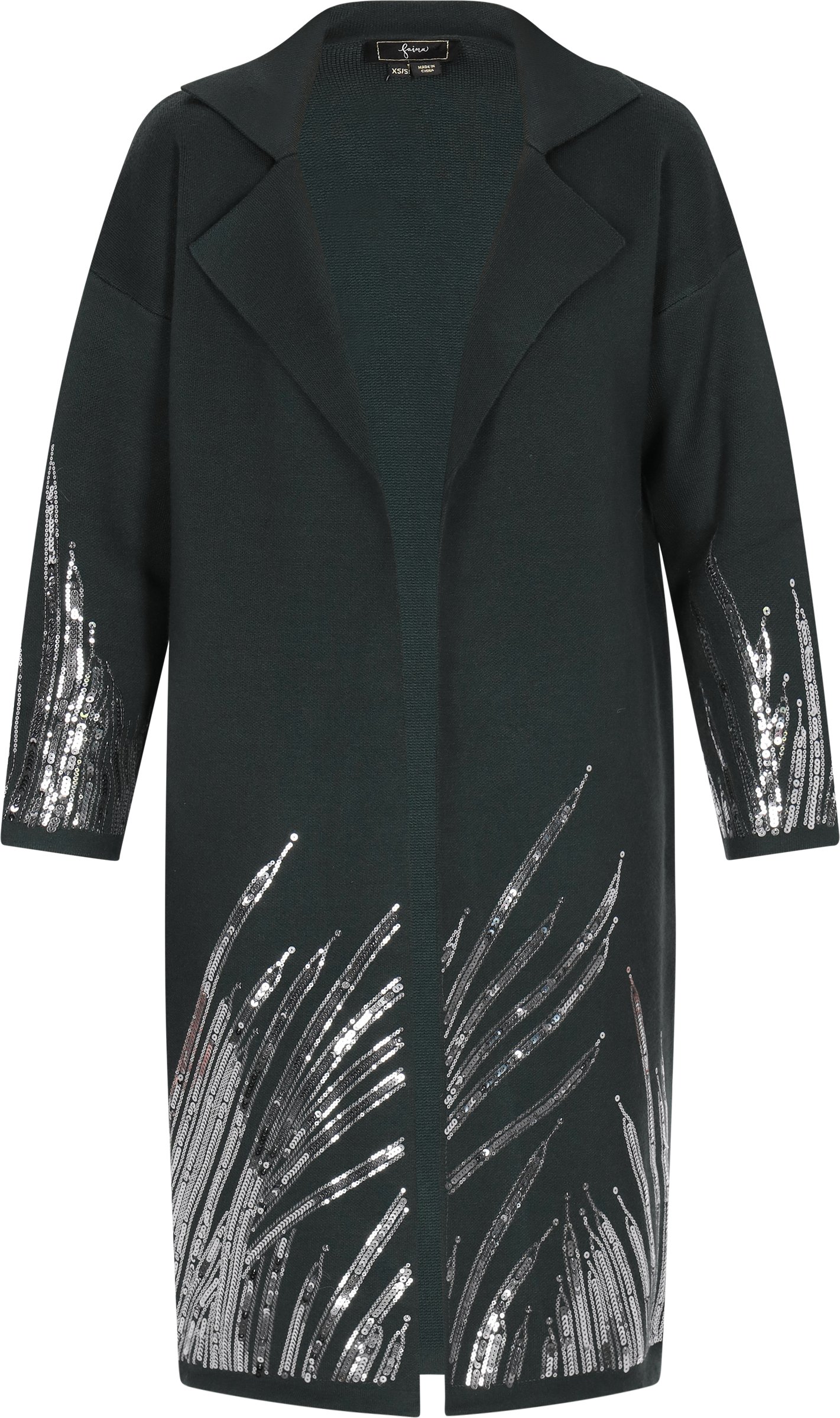 Faina Strickjacke Damen grün