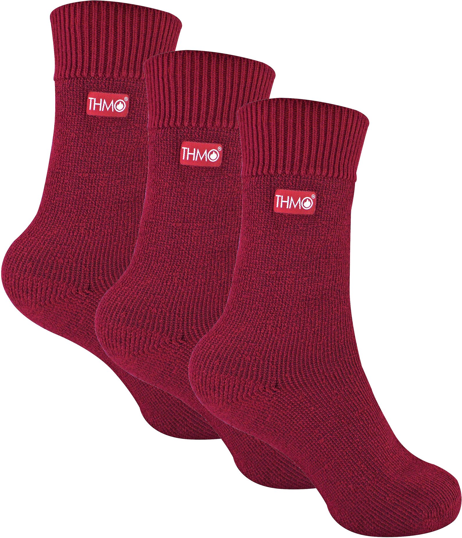 Thumbnail - 3 Paar Multipack Kinder Thermosocken | THMO | Gerippte weiche Oberseite Fleece flauschige innere warme Socken für Jungen...