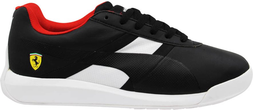 Puma Podio Tech Scuderia Ferrari Black Low Schnüre -up -Herren -Trainer 305661 02