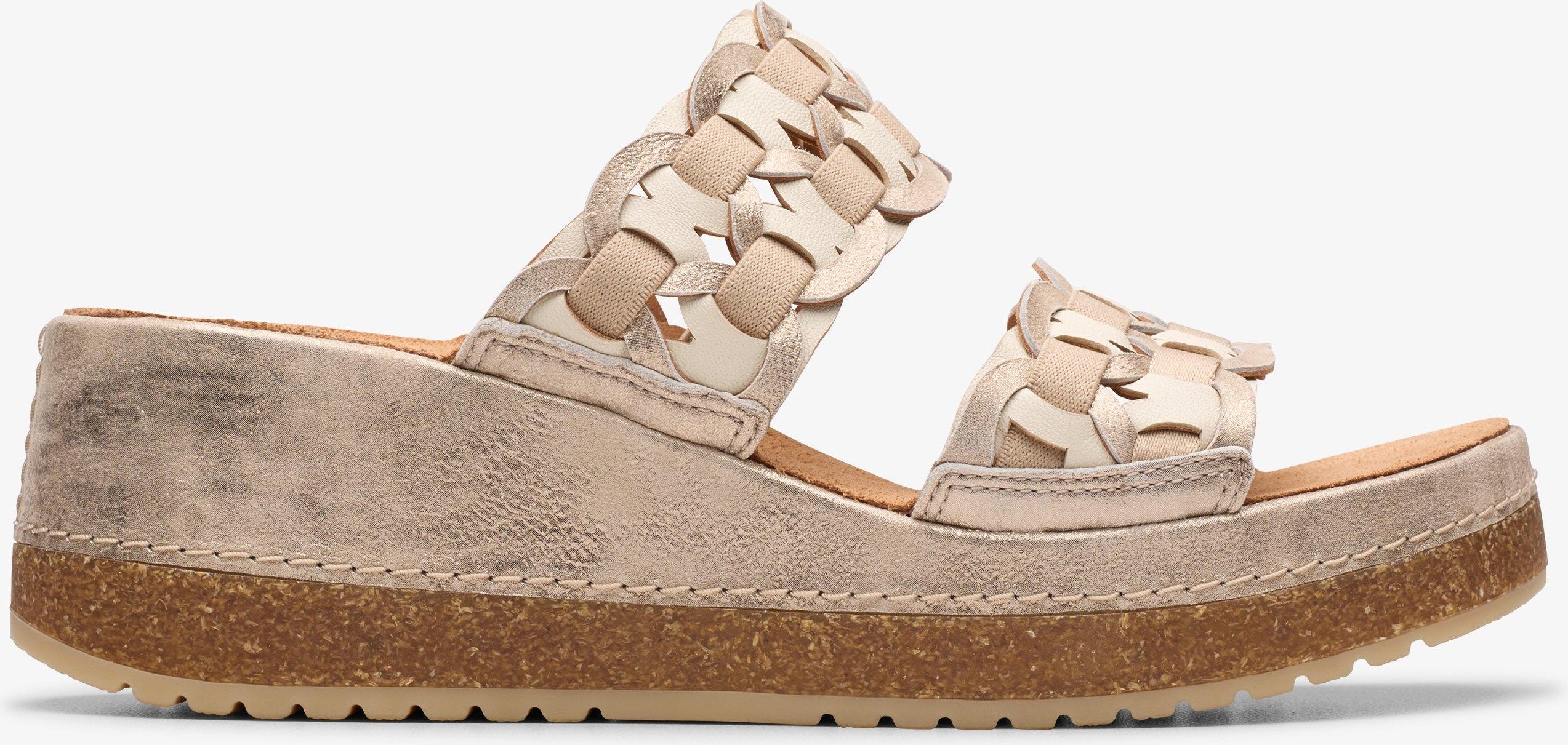 Kassanda Mule Metallic Kombi Sandalen