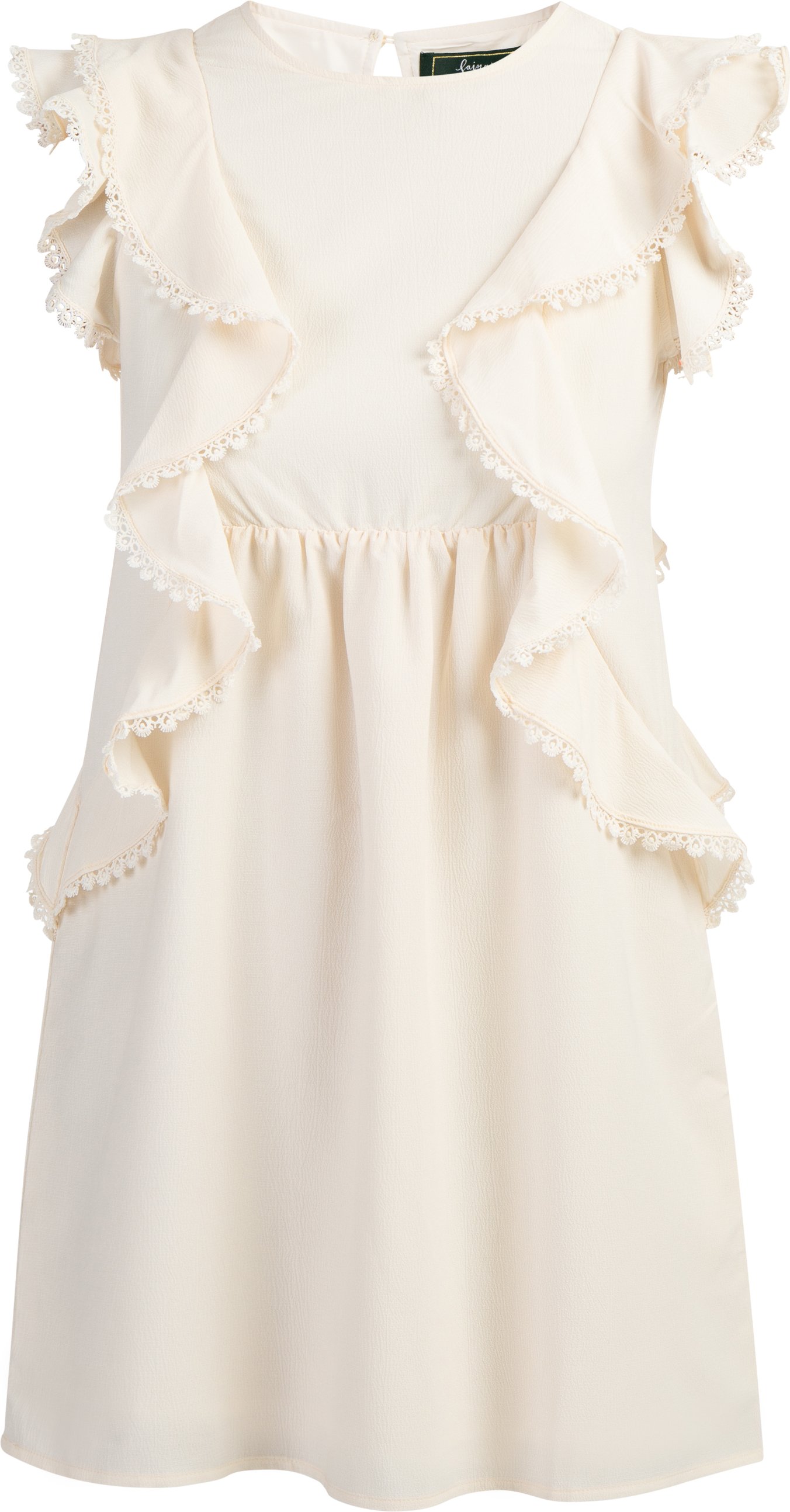 Thumbnail - Faina Minikleid mit Rüschen Damen Creme