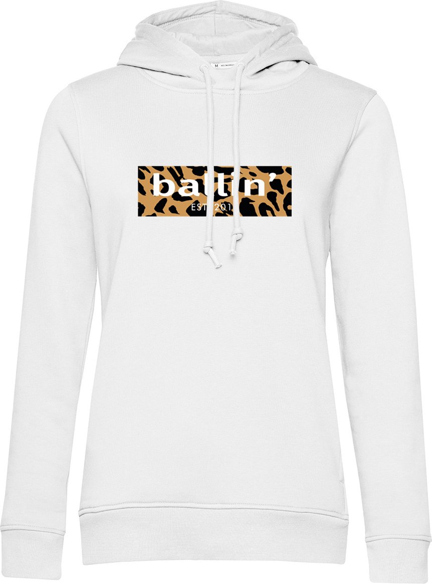Panter Block Hoodie von Ballin Est. 2013 in der farbe Weiss und in größe XL.