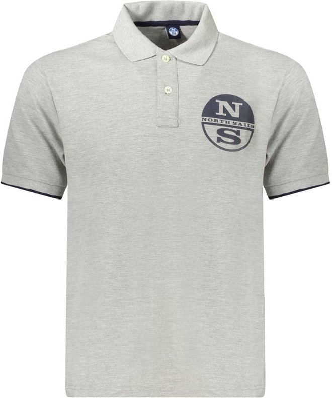 North Sails Grigio Baumwoll Herren Polo