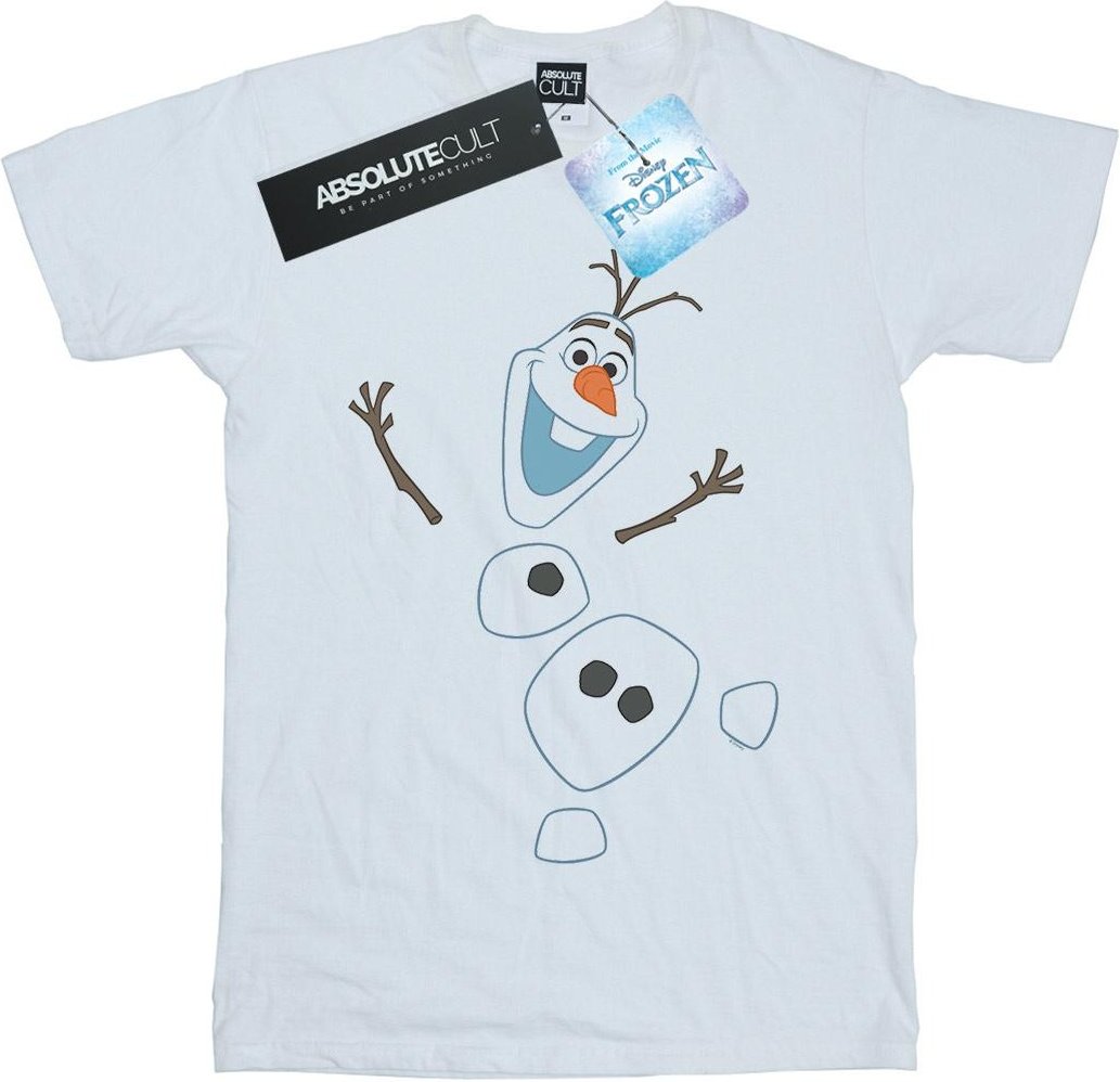 Disney - "Frozen Olaf Deconstructed" T-Shirt für Mädchen (Weiß)