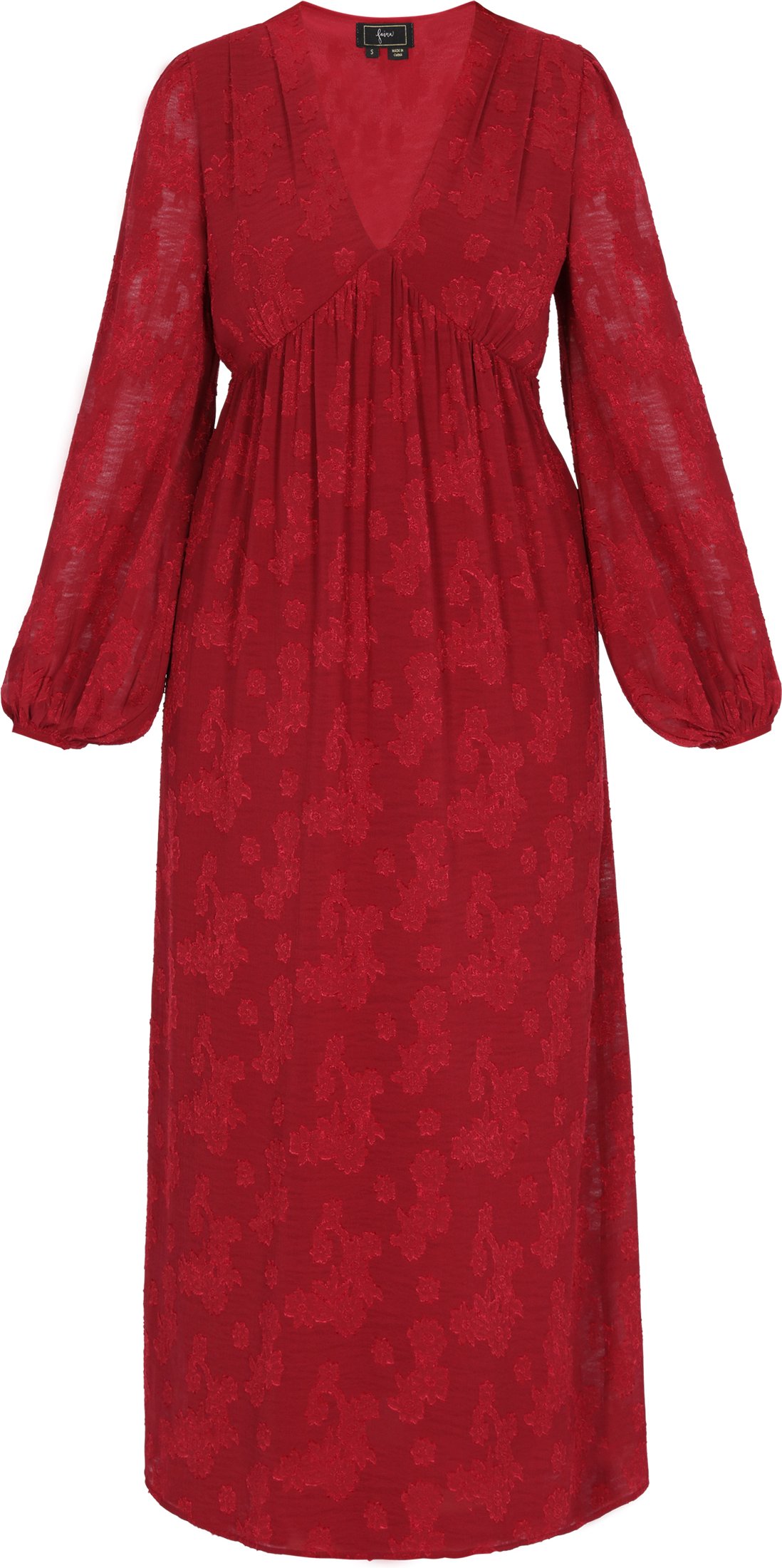 Faina Kleid Frauen Burgund