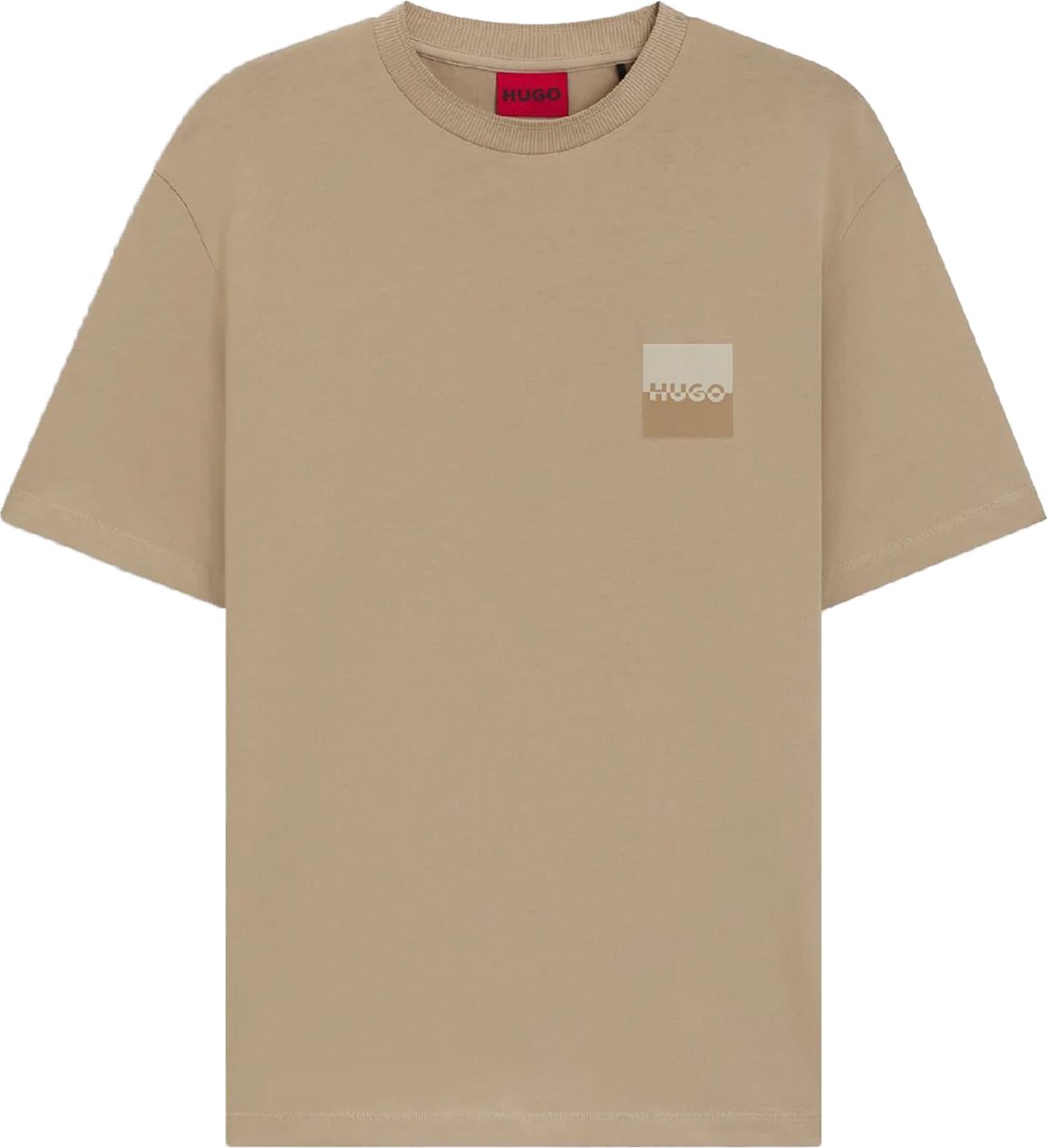 Hugo - "Dusplito" T-Shirt für Herren, Logo (Beige)