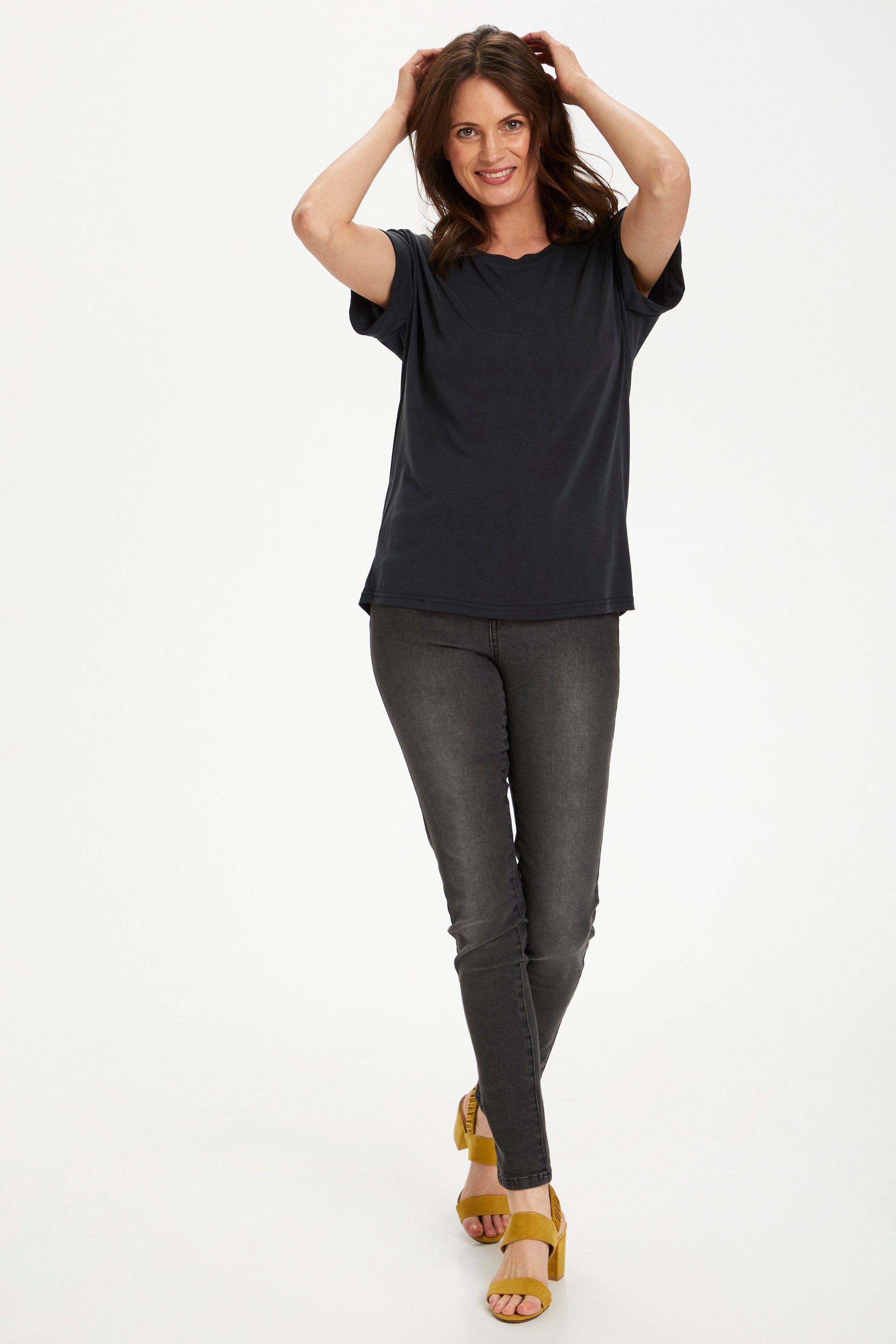 T-Shirt mit lockerer Passform black