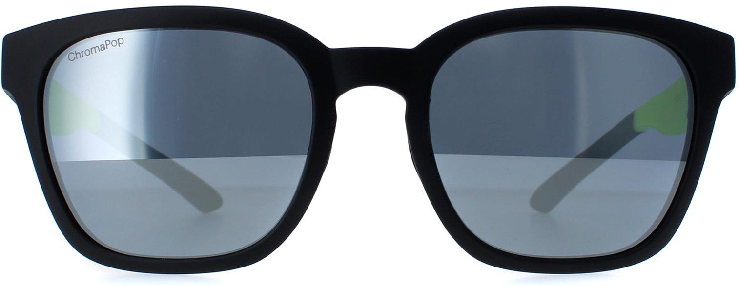 Smith Square Mens Matte Black Yellow Chromapop Silver Mirror Founder Slim