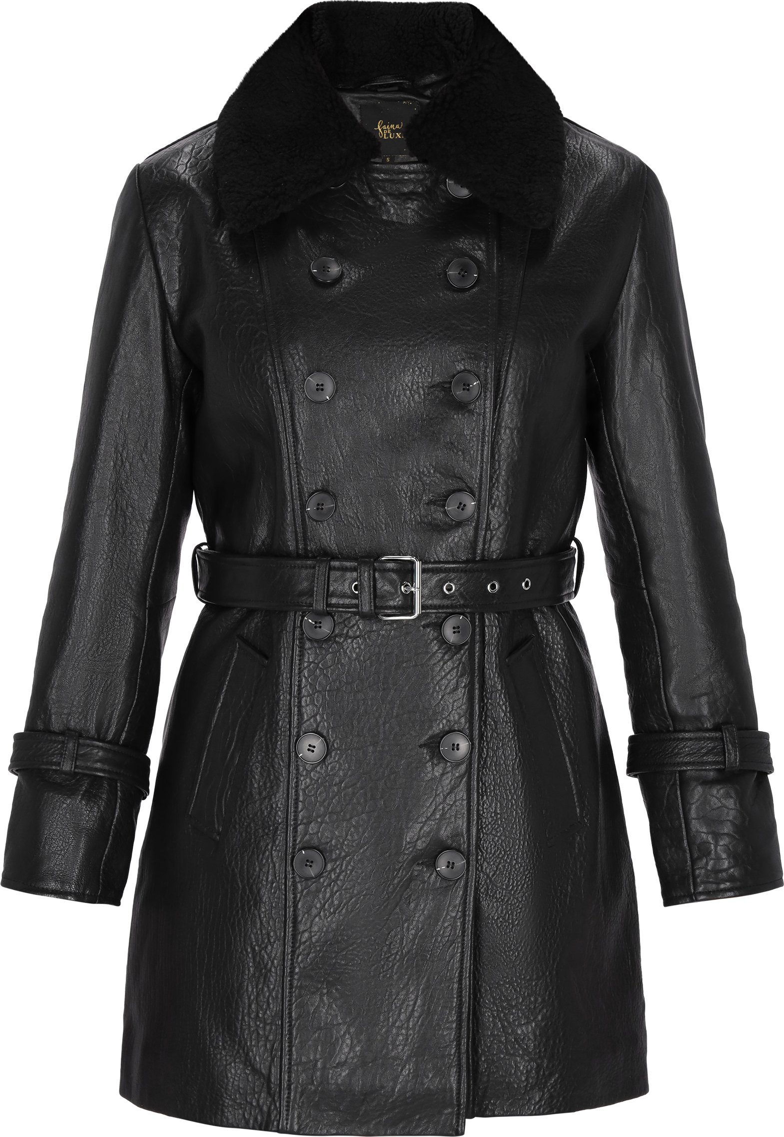 Faina Mantel Frauen Schwarz