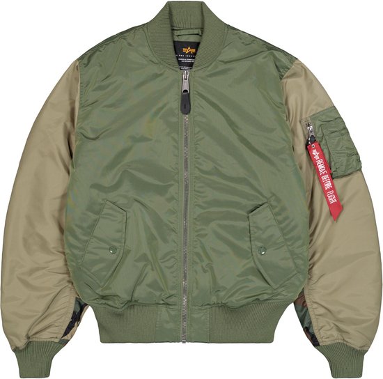 MA-1 Camo Back Embroidery Bomber Jacket