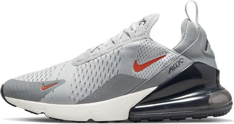 Thumbnail - Nike Air Max 270 Turnschuhe, Grau Nebel / Team Orange Segel