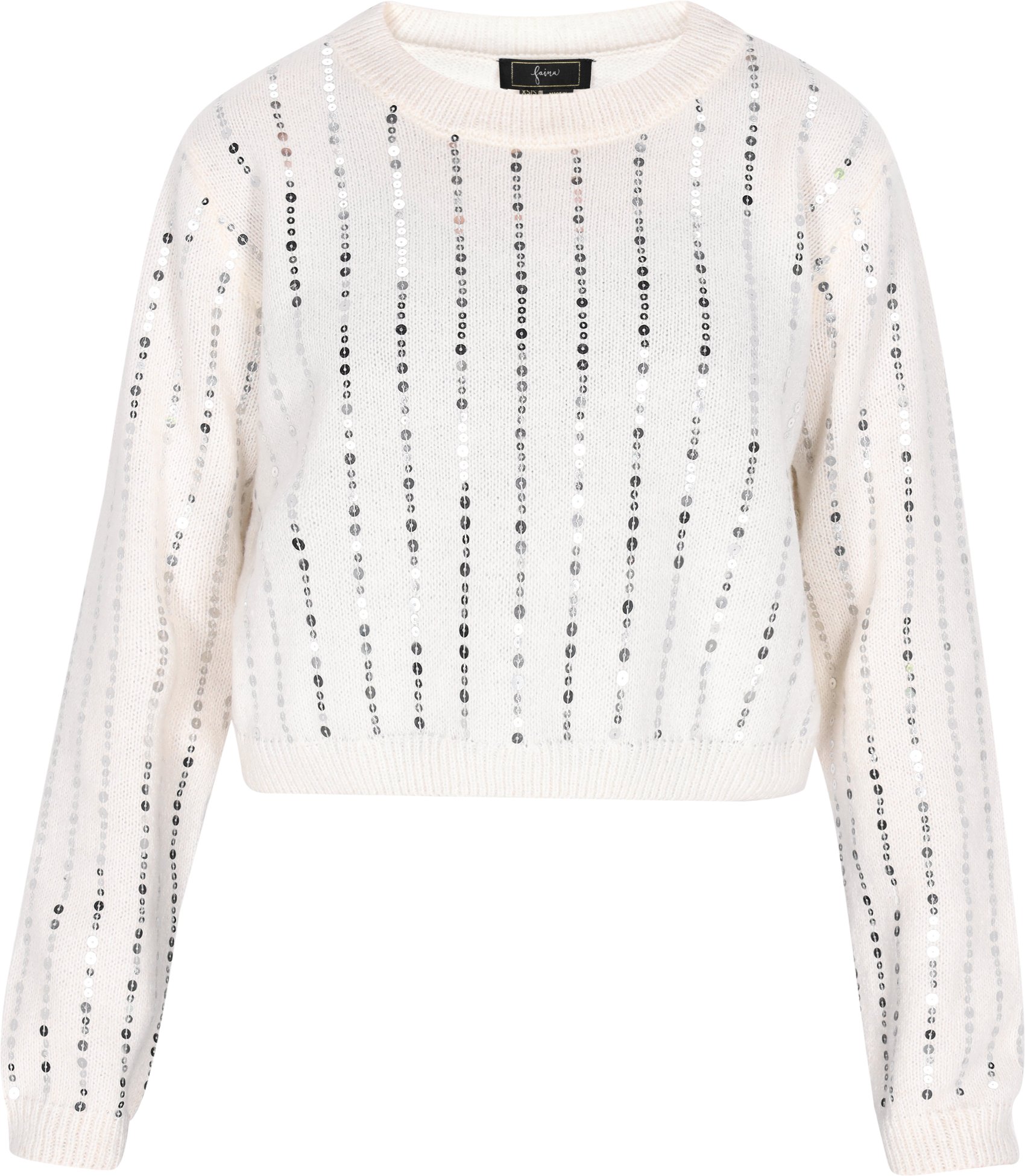 Faina Zur Seite fahren Damen Wollweiß