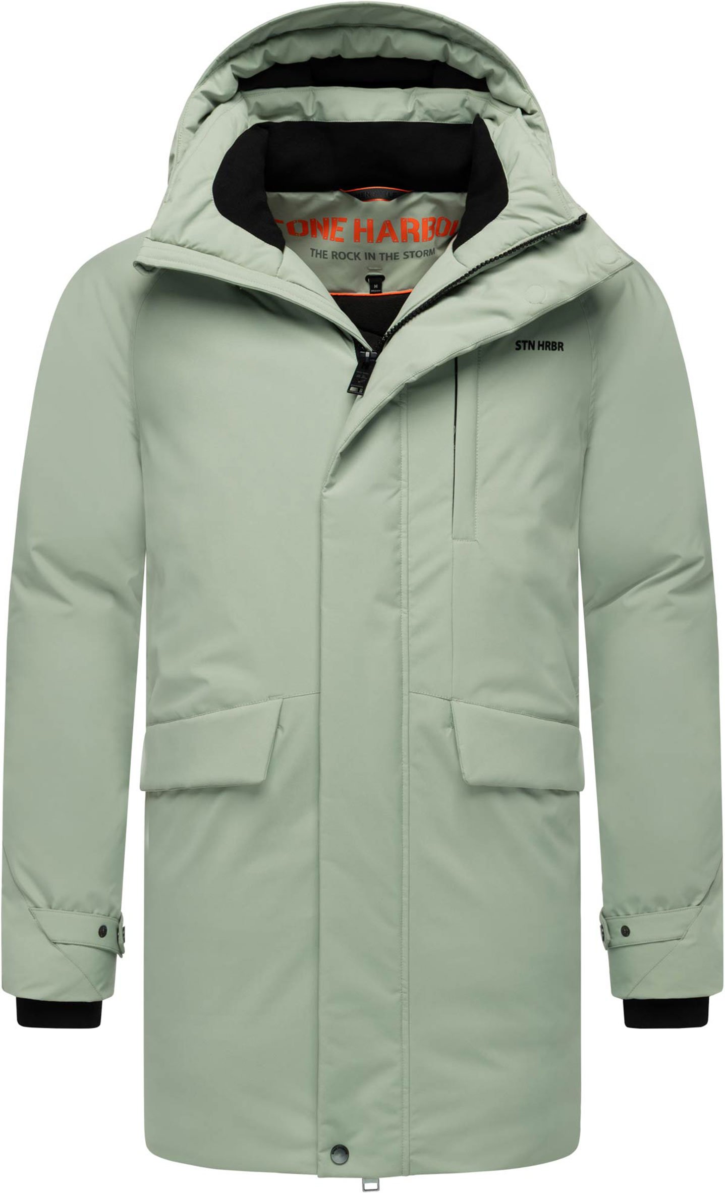 Stone Harbour Herren Winterjacke Emriis mit Fleecefutter & Kapuze
