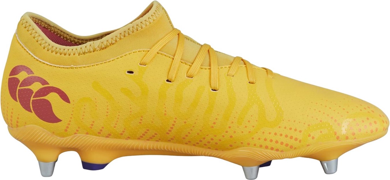 Canterbury - Herren Rugby-Stiefel für weichen Boden "Speed Infinite Team", 2025 (Gelb/Orange)