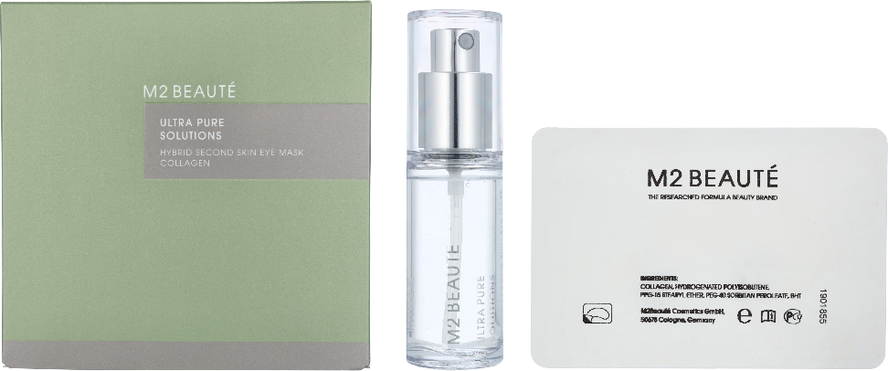 M2 Beaute Hybrid Second Skin Eye Mask Collagen Set.