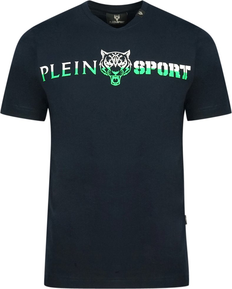 Plein Sport Bold Split Logo Marineblau T-Shirt