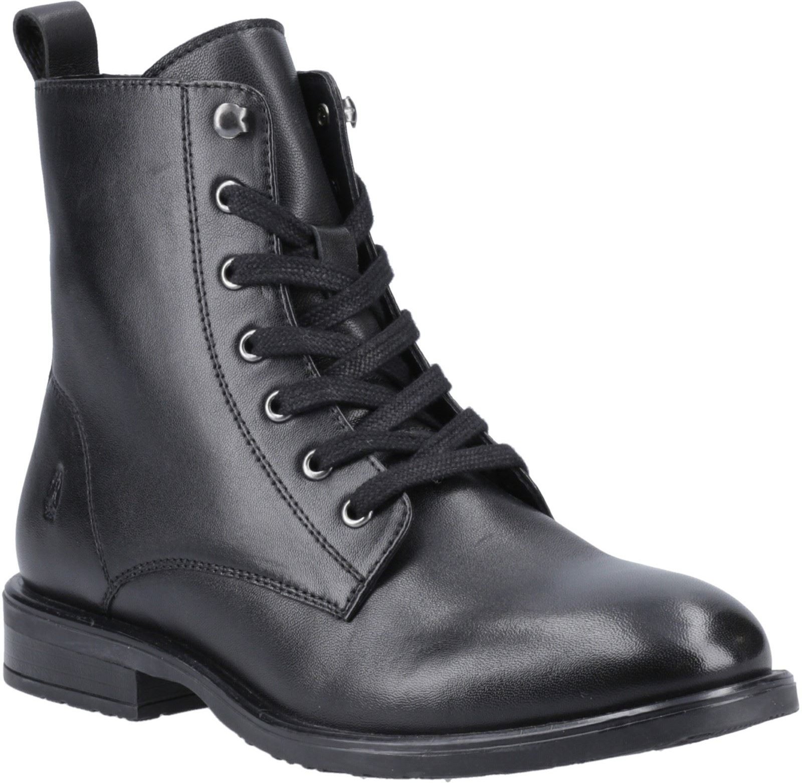 Hush Puppies Valentina Leder Damenstiefel Schwarz