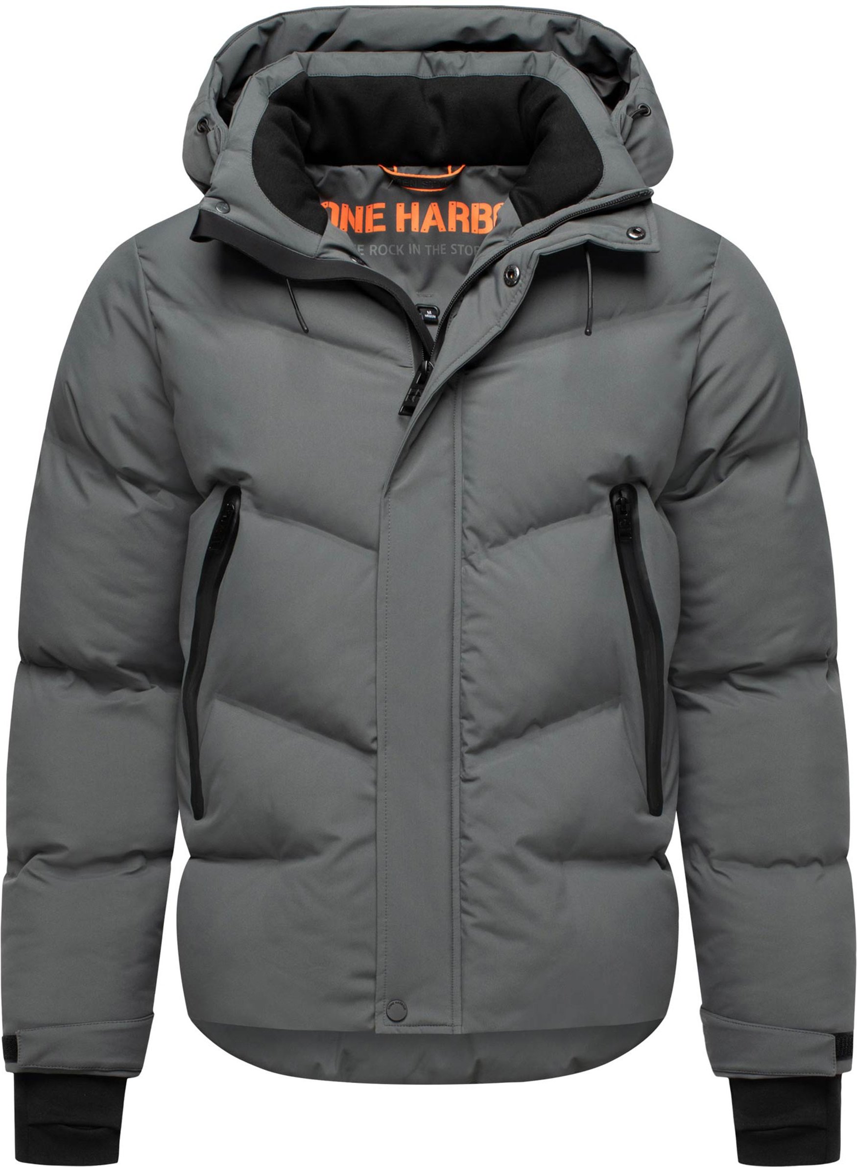 Stone Harbour Herren Winterjacke Livianoo mit abnehmbarer Kapuze & Fleece-Taschen