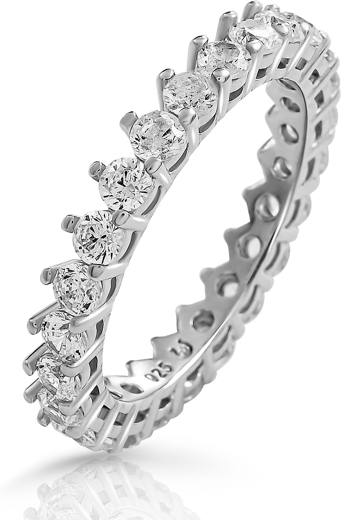 Orphelia 'Paris' Damenring aus 925er Sterlingsilber – Silber ZR-7540