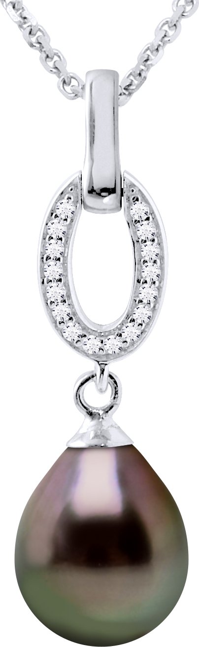 DIADEMA - Halskette - Tahiti-Perle - Silber