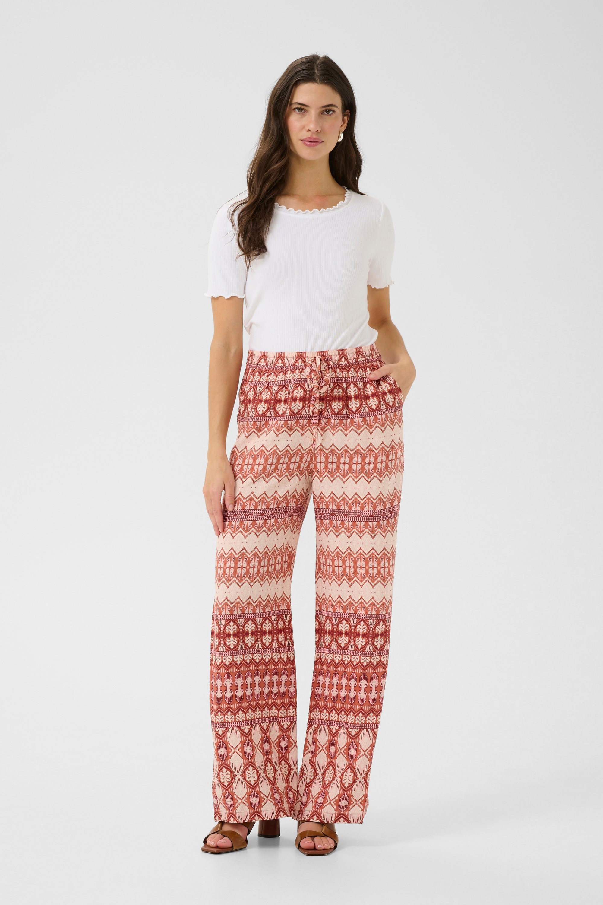 Casual Hose Loose fit pink