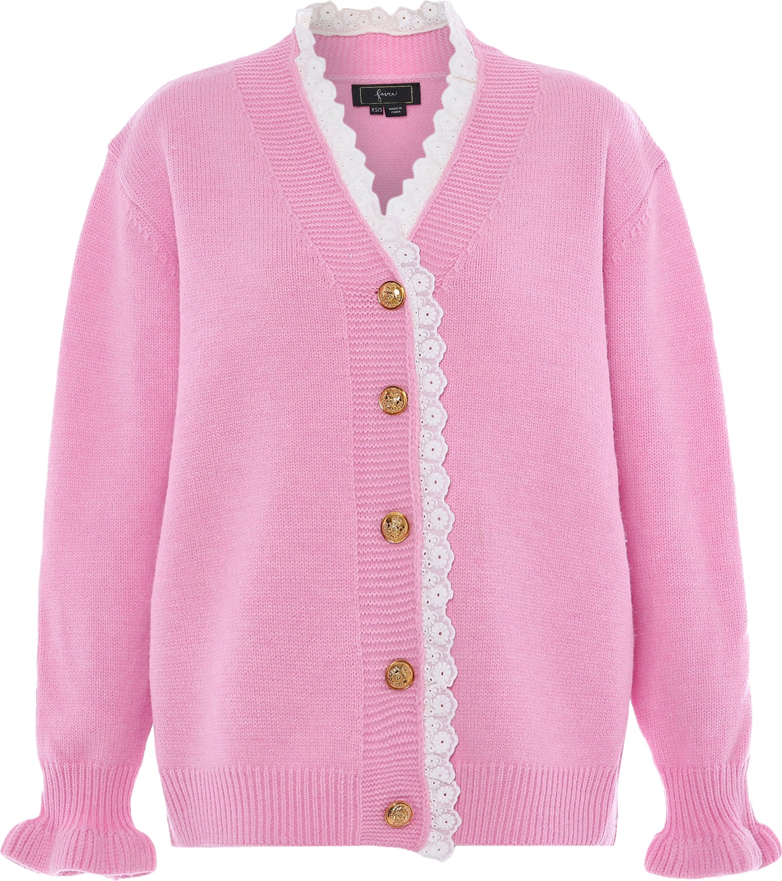 Faina Strickjacke Damen Lavendel