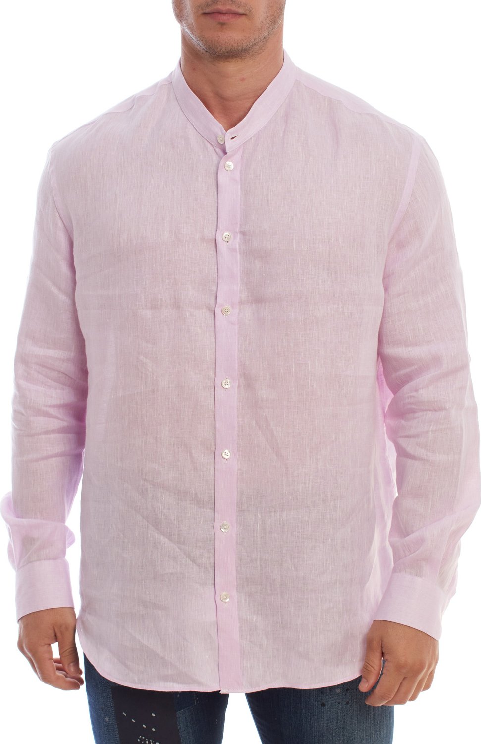Herren-Langarmhemd aus Leinen 51SMGL