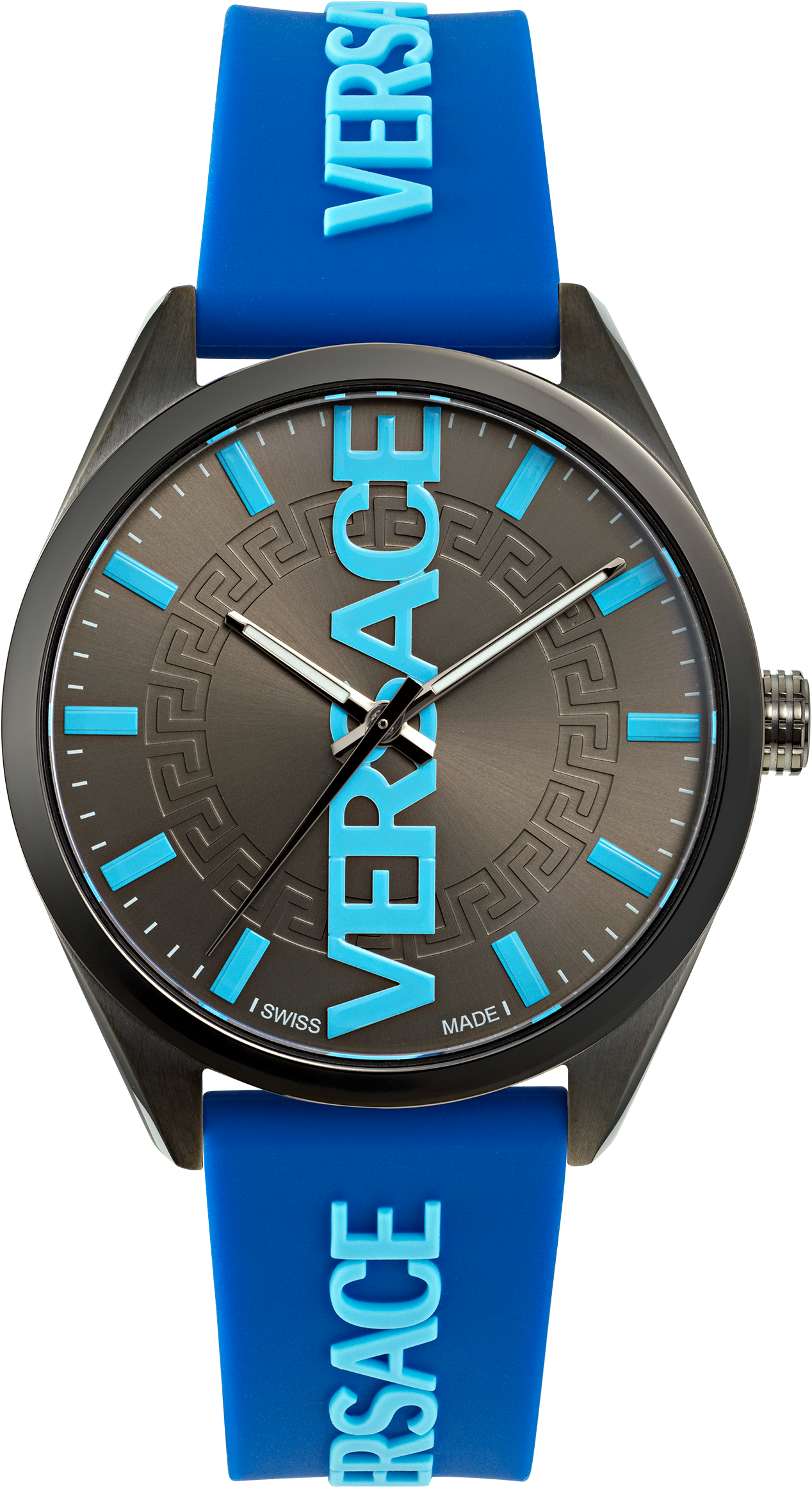 Versace V-Vertical Herren Blau Uhr VE3H00823