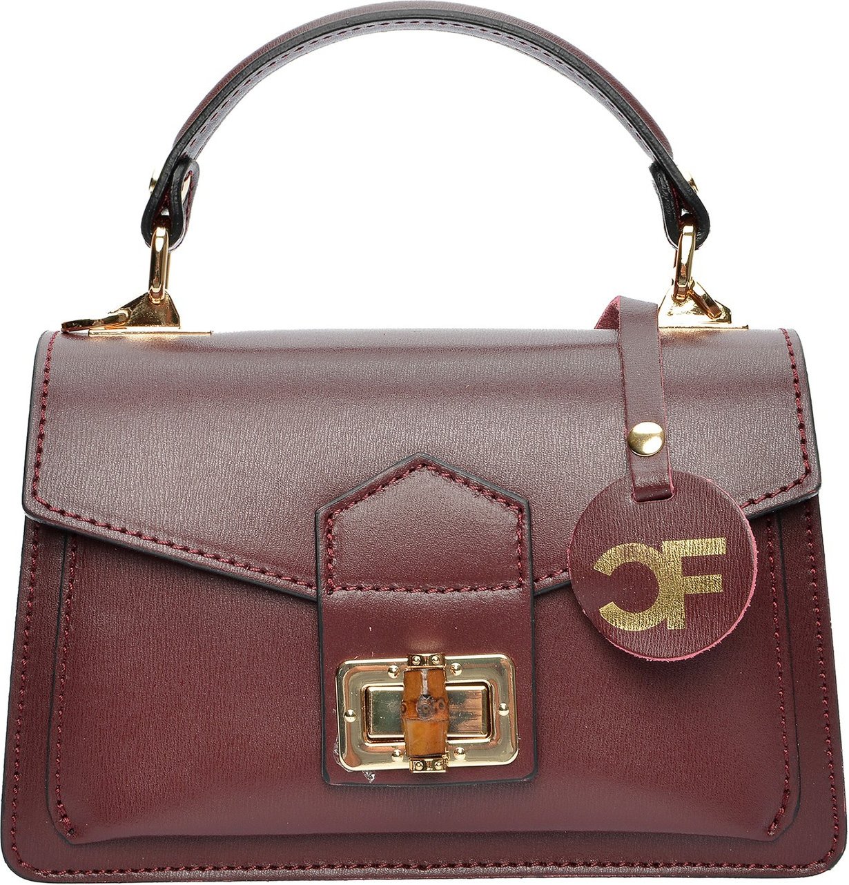Carla Ferreri Lila Lederhandtasche