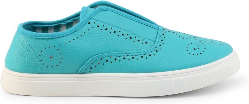 Perforierte Slip-On Ballerinas