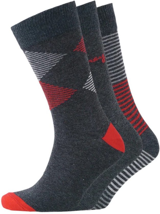 Money - Socken für Herren (3er-Pack) (Schwarz)