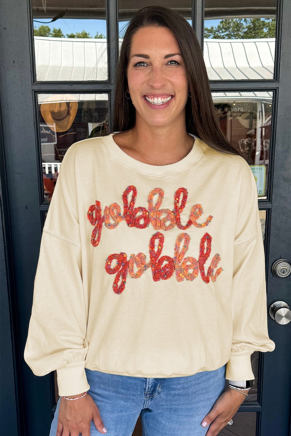 Gobble Bestickter Sweatshirt