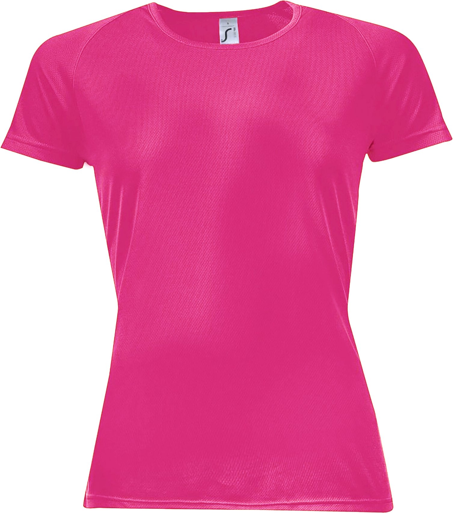 SOLS Damen/Damen Sportliches T-Shirt mit kurzen Ärmeln (Neon Pink)