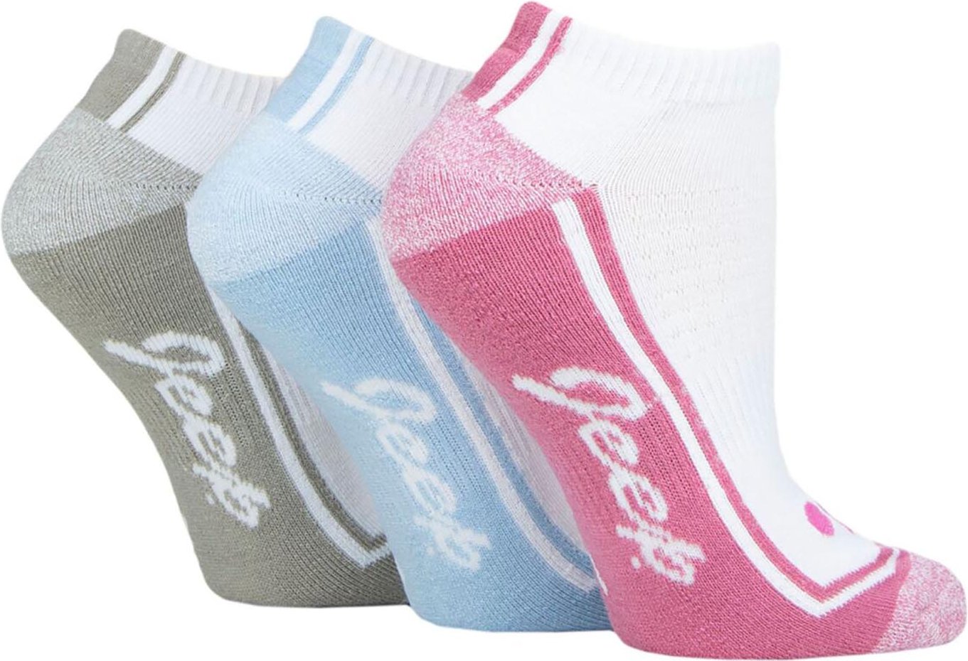 Thumbnail - Damen Performance Trainer Socken | Jeep | Atmungsaktive dicke Outdoor gepolsterte Low Cut Socken mit Bogen unterstützt -...