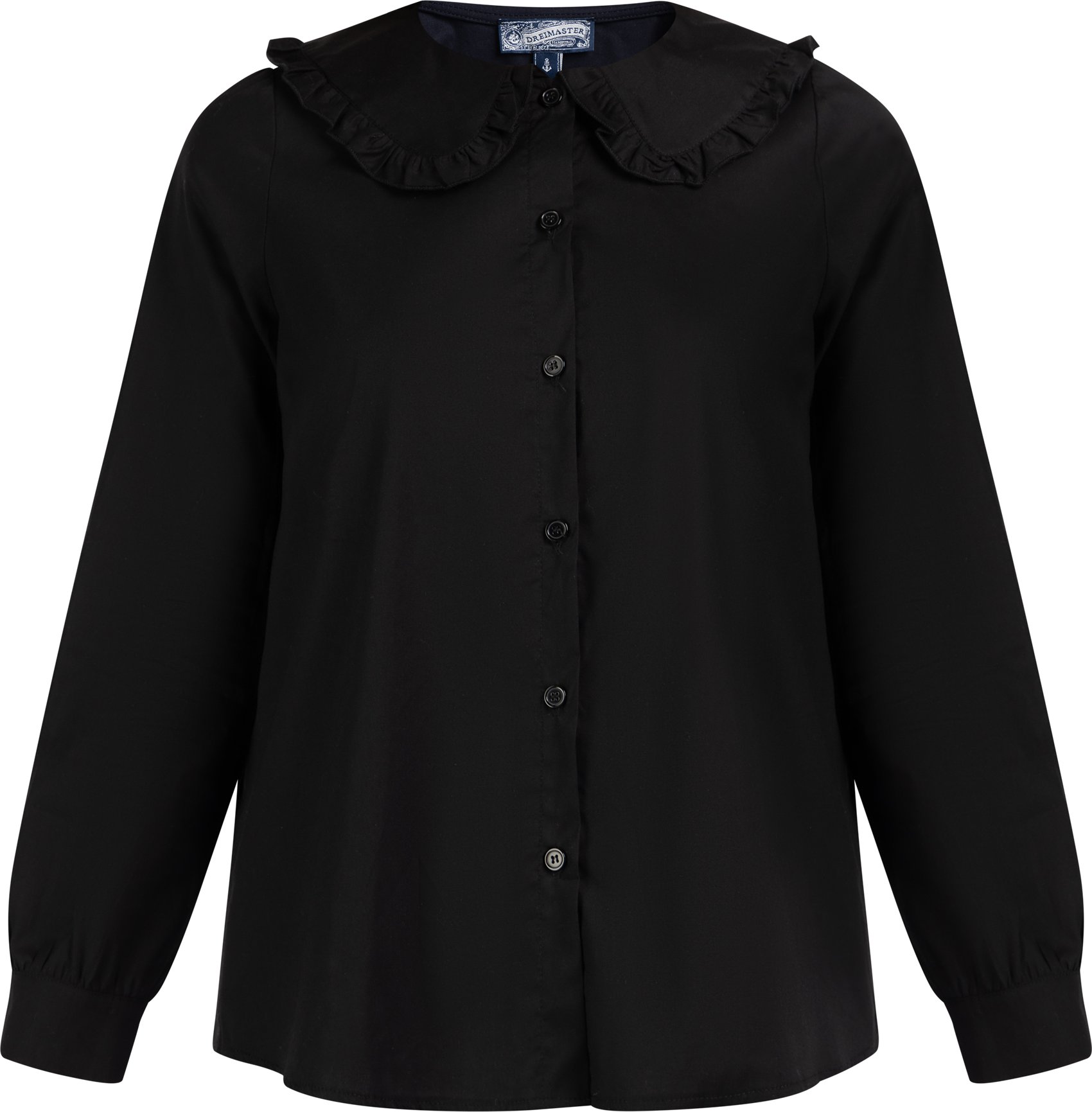 Dreimaster Bluse Damen schwarz