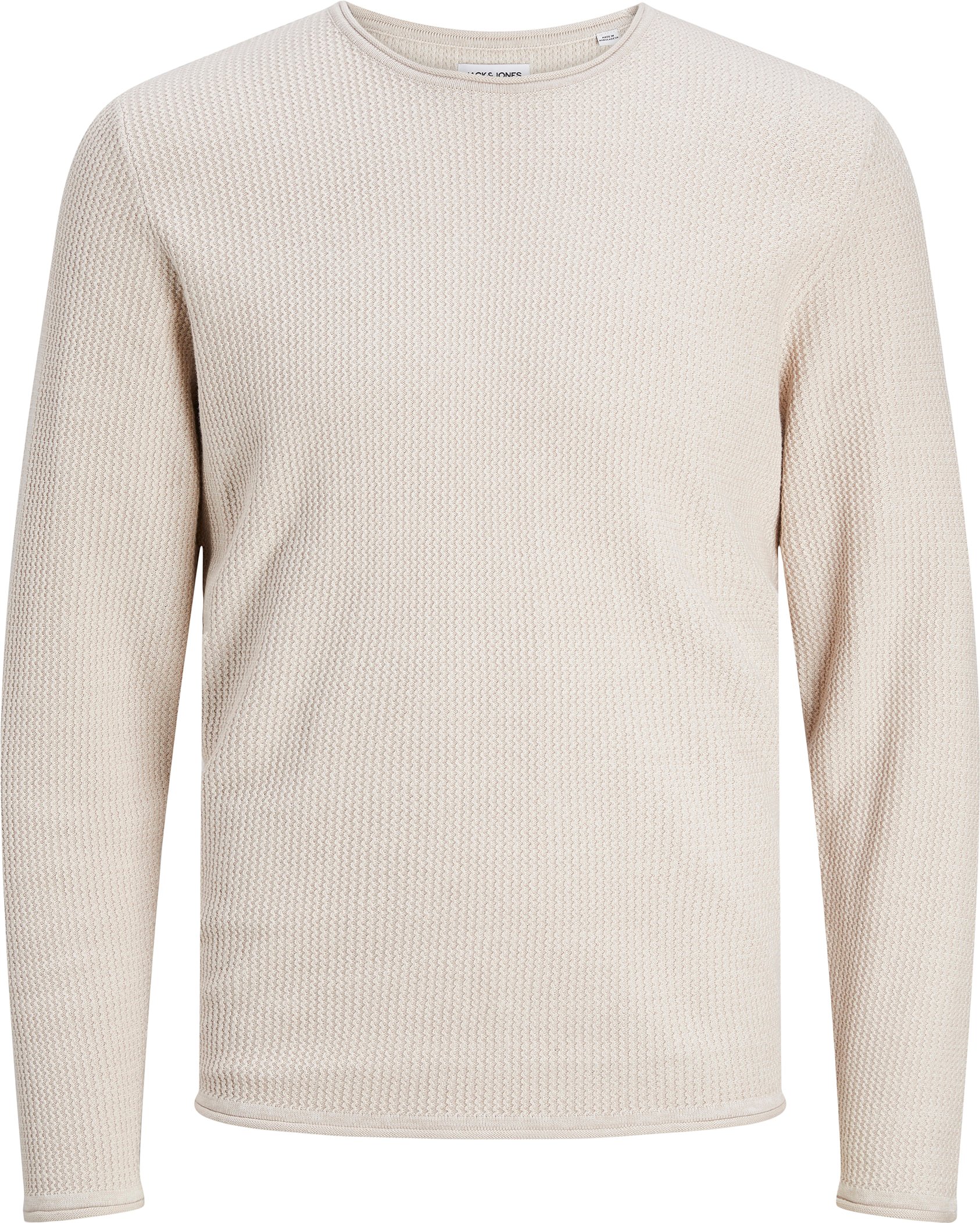 Jack & Jones Pullover Cooper Knit Rundhals Beige