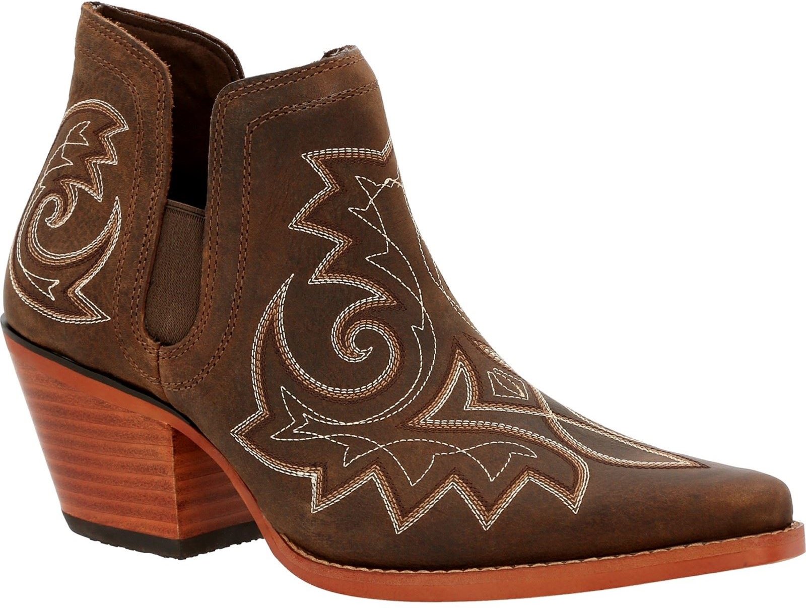 Durango Crush Leder Frauen Kaffee Stiefel