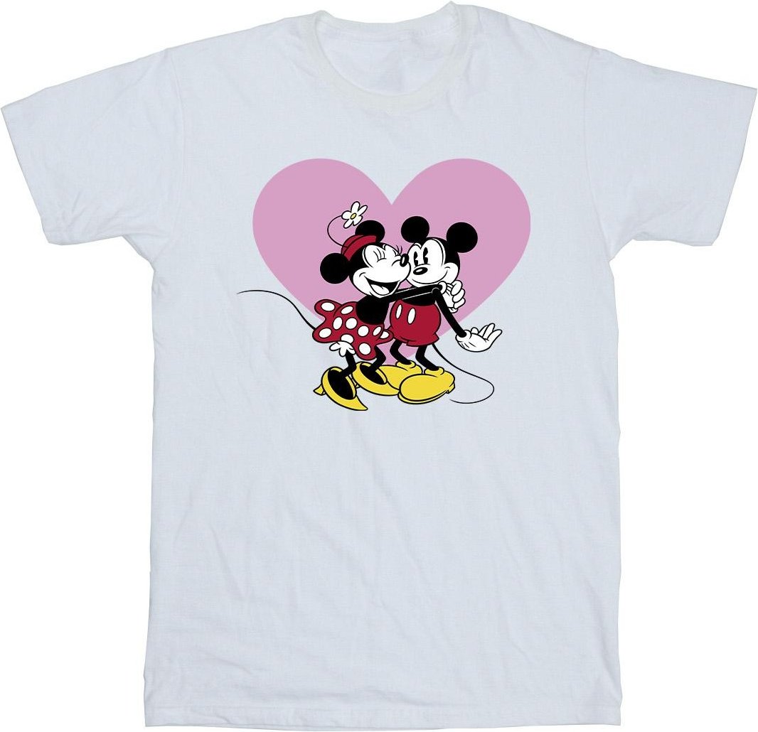Disney - "Mickey Mouse Love Languages" T-Shirt für Herren (Weiß)