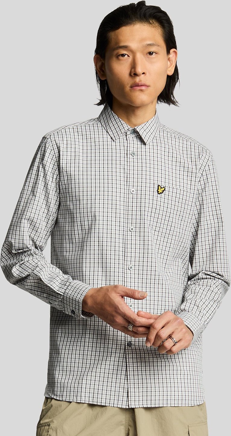 Thumbnail - Lyle & Scott Kariertes Gingham-Hemd - Grau