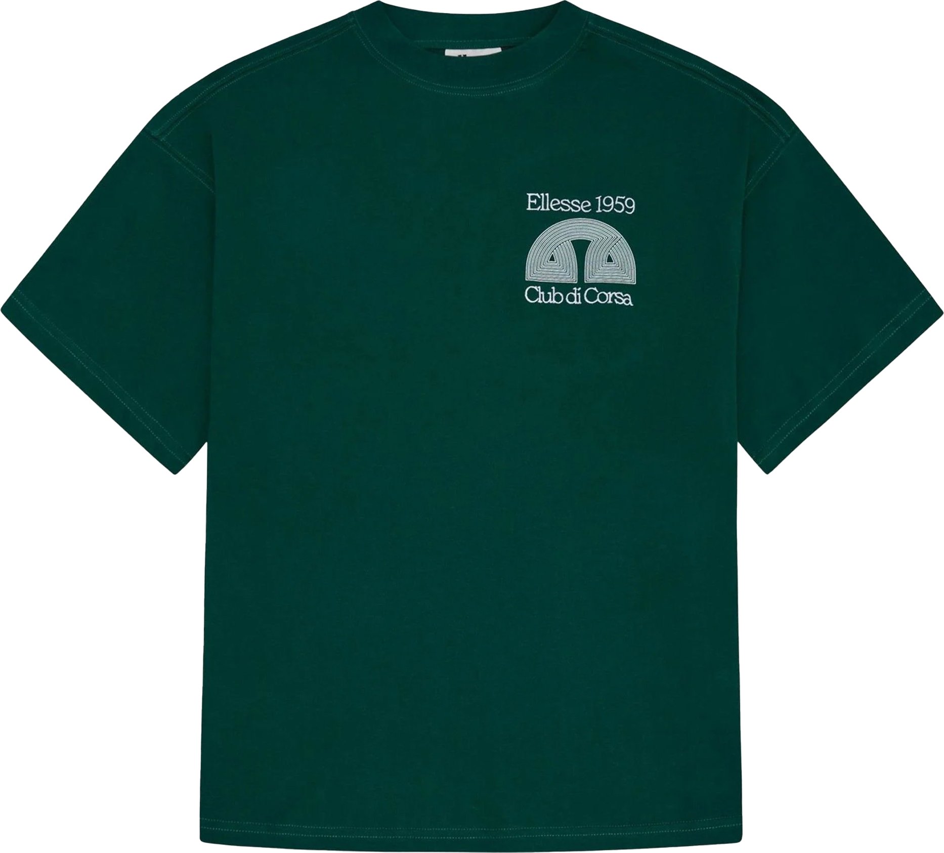 Ellesse - "Club Di Corsa" T-Shirt für Herren (Dunkelgrün)