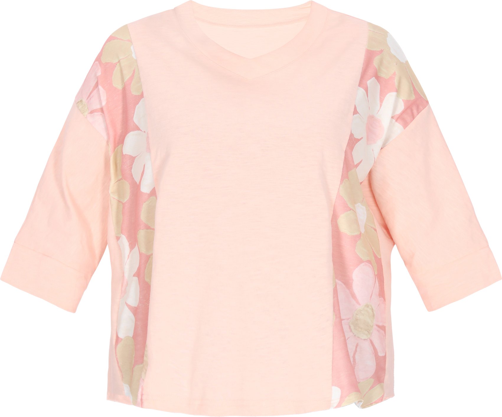 usha Bluse in großen Größen Frauen Aprikose