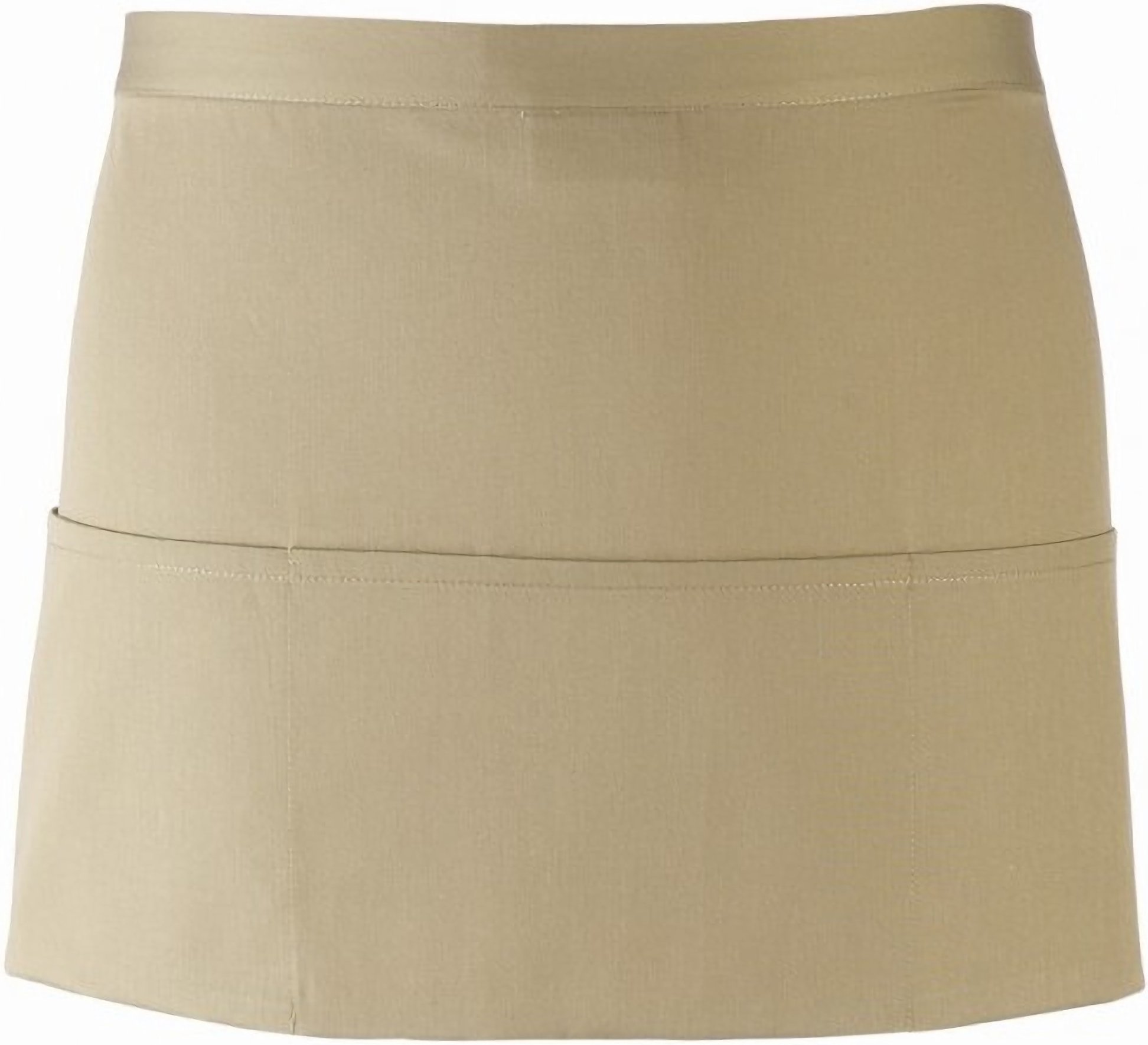 Thumbnail - Premier Ladies/Womens Colours 3 Pocket Schürze (2er-Pack) (Khaki)