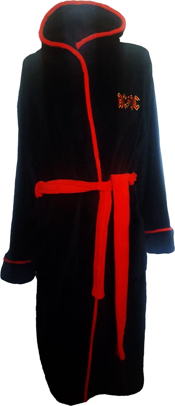 AC/DC - Morgenmantel für Herren/Damen Unisex (Schwarz)