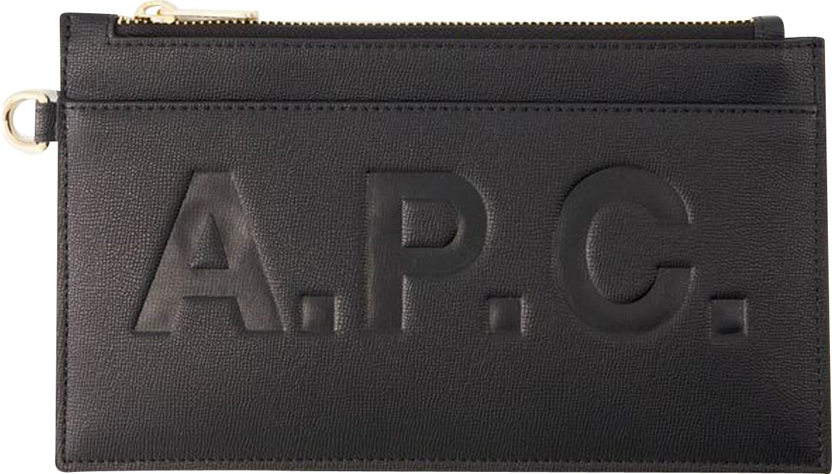 Market Clutch - A.P.C. - Synthetik - Schwarz