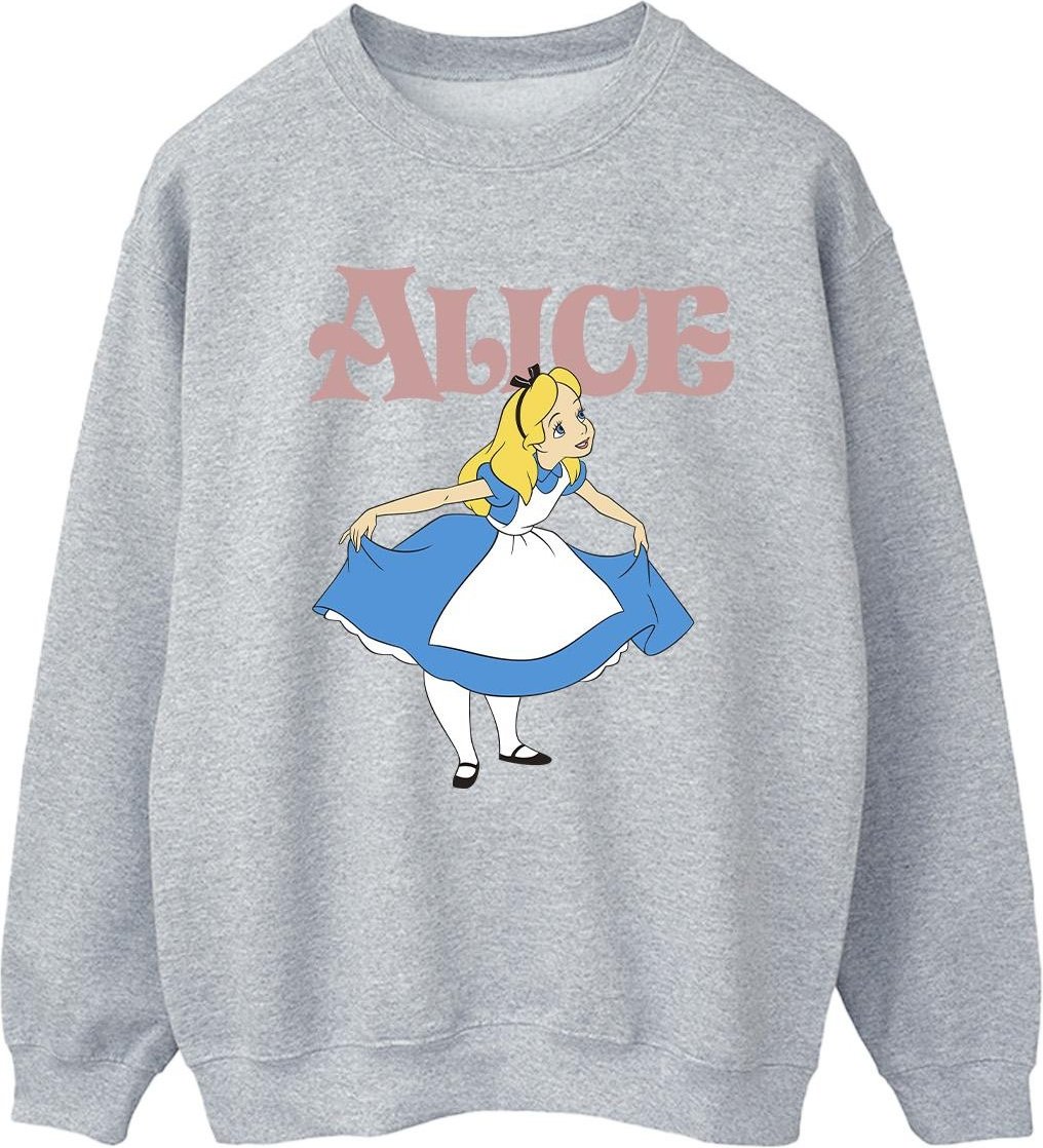 Disney - Sweat ALICE IN WONDERLAND TAKE A BOW - Femme (Gris chiné)