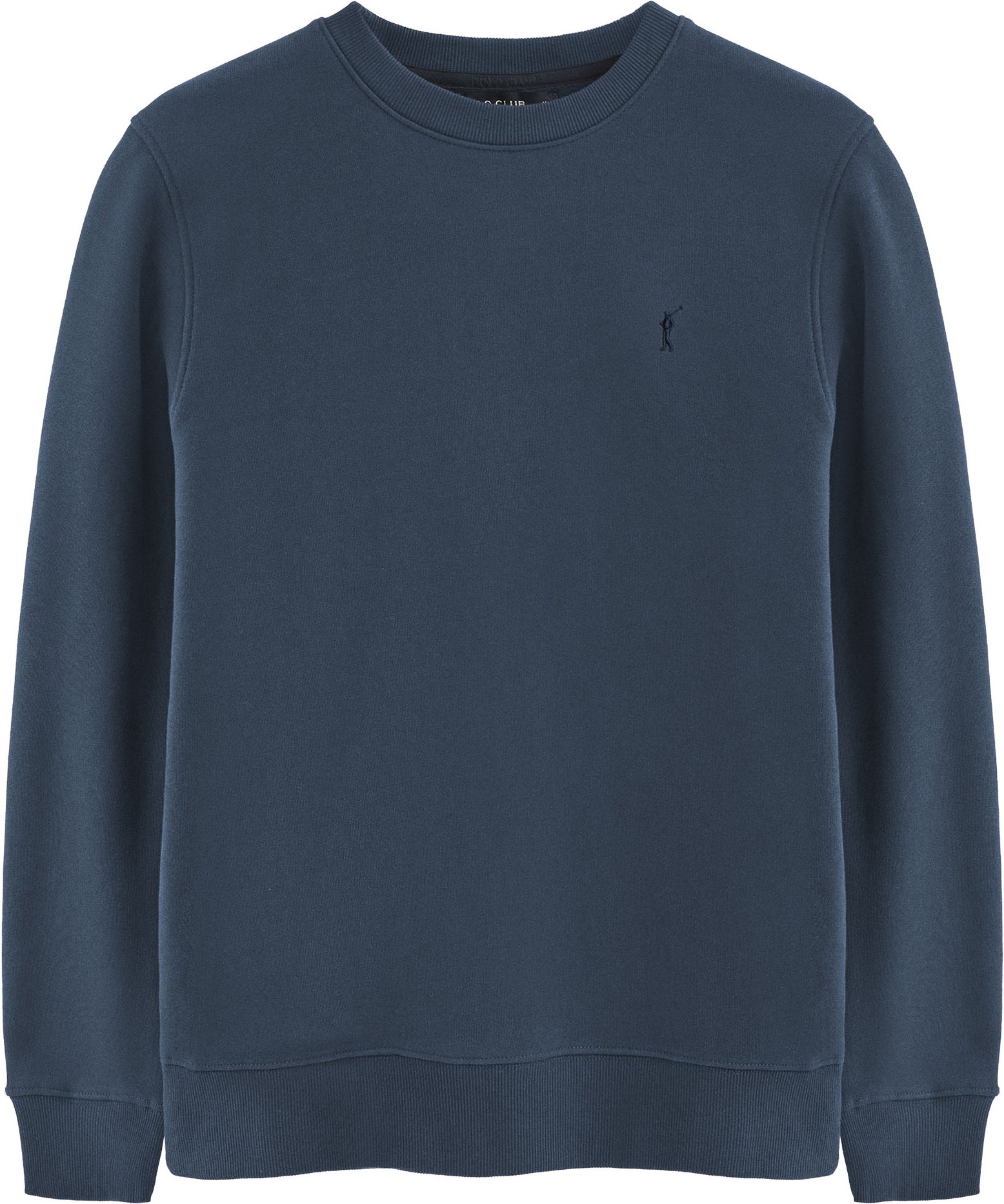 Sweatshirt marineblau mit Wascheffekt und Rigby Go-Logo