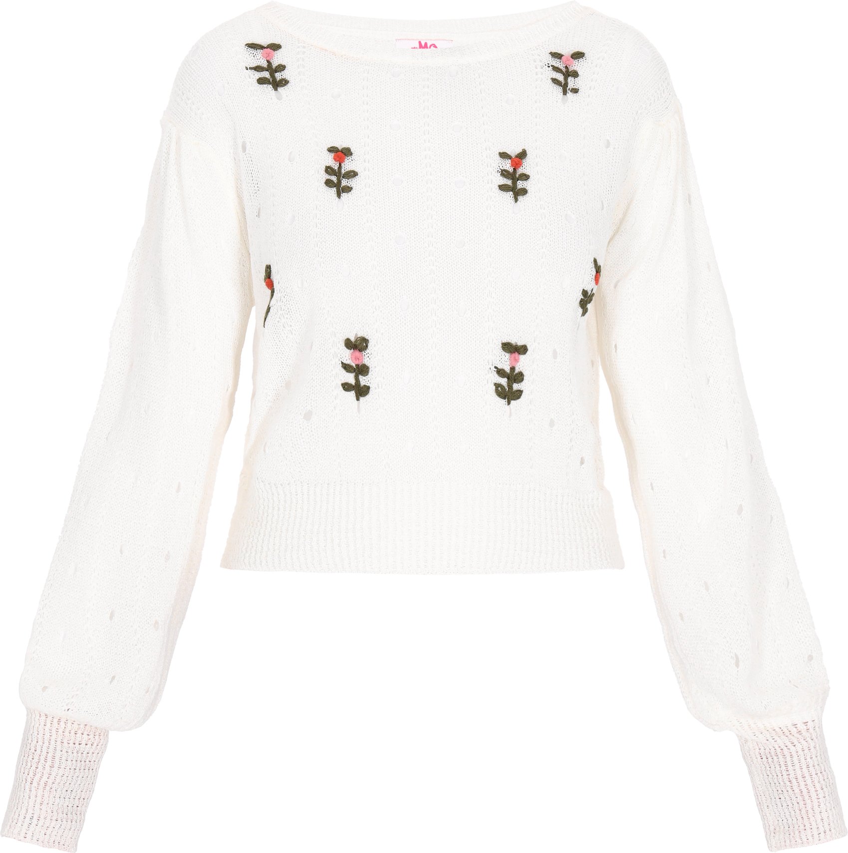 Mymo Pullover Frauen Weiß