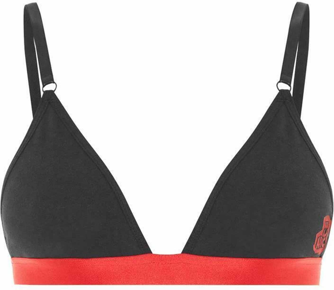 NICCE Einstellbare Gurte Schwarz/Rote Frauen Herzdreieck Bralette 211 2 15 07 0043
