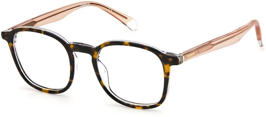 Eckige Brille Schildpatt-Rahmen