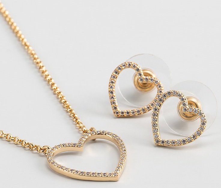 US Polo Assn Jewellery Dafne Gelbgold-Parure